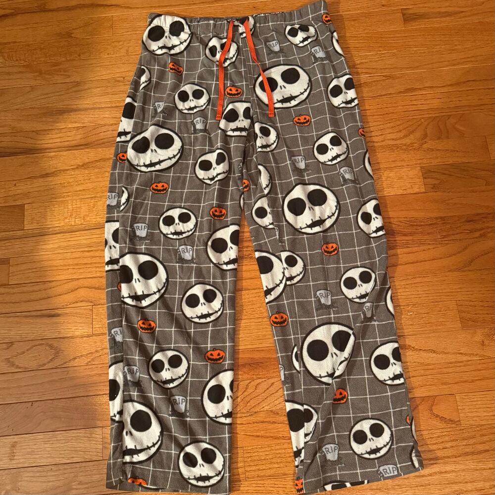 Jack Skellington Halloween Pajama Pants  -Large